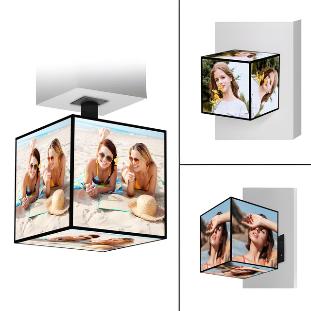 Custom HD 3D Creative LED Cube Screen - High Brightness Advertising Billboard & Menu Digital Display
