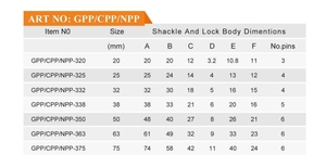 सोना/क्रोम/निकल प्लेटेड आर्क प्रकार लोहे के मध्य-भारी शुल्क पैडलॉक उच्च सुरक्षित एंटी-चोरी - Product Image 3