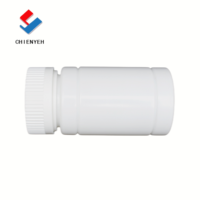 Récipient pharmaceutique de bouteille en plastique HDPE blanc de 100ml du fabricant pour la pilule de capsule avec le chapeau résistant d'enfants