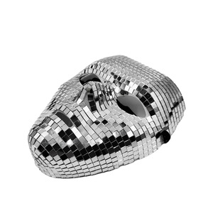 Vũ Trường Bóng Long Lanh Bạc Gương Đầy Đủ Mặt Nạ Lễ Hội Masquerade Rave Đảng Mặt Nạ Cho Cosplay Halloween Câu Lạc Bộ Đêm - Product Image 1