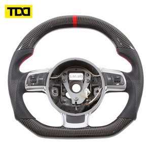Volante de Fibra de Carbono Real TDD Compatible con Audi A5, A6L, A7, Q3, Q5, Q7, TT, R8 - Product Image 5