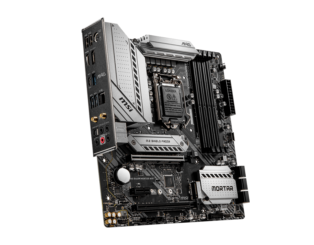 Brand New MSI B460M MORTAR WIFI LGA1200 Socket for Gaming Desktop