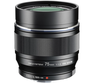 OM System M.Zuiko Digital ED 75mm F1.8 (Negro) OM System M.Zuiko Digital ED 75mm F1.8 (Negro) - Product Image 5