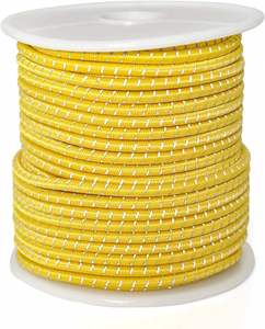 2.5mm Reflective Elastic Cord 60FT Glow in the Dark Shock <b>Rope</b> Bungee String for Camping Hiking DIY <b>Bracelets</b> Shoelaces Sewing - Product Image 1