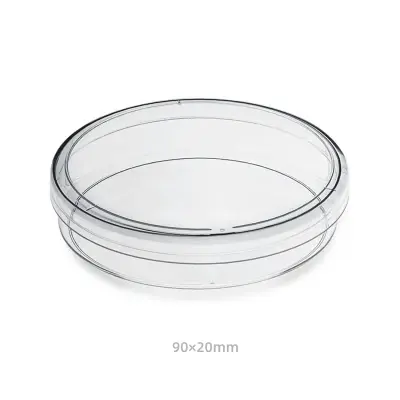 Cotaus laboratório médico estéril vidro plástico Petri prato tamanhos Petri 90mm estéril
