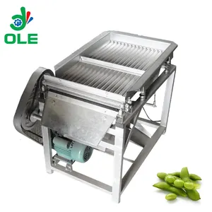 200 kg/h judías verdes frescas desgranadora de personalizar verde guisantes Peeling máquina de división