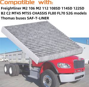 En stock PA5359 Filtre à air d'habitacle AF26427 PA10188 49082 P614547 avec carbone pour Freightliner Thomas Built Iveco Lot de 4 - Product Image 5