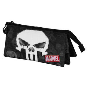 Karactermania For <b>Marvel</b> Punisher Skull-Triple Pencil Case, Black - Product Image 1