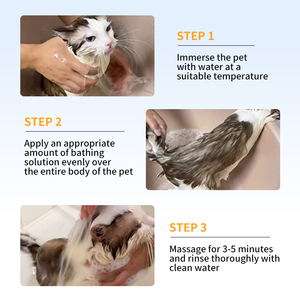 Umwelt freundliches luxuriöses hypo allergenes Bades hampoo für Katzen Natürliche Inhaltsstoffe, die aus Pflanzen gewonnen werden - Product Image 6