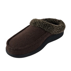 Non-Slip Comfortable Men'S Warm Indoor Wool <strong>Felt</strong> Cotton <strong>Slippers</strong> in Winter for Men - Product Image 6