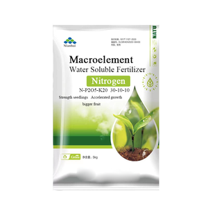 Fertilizante foliar en polvo NPK de alto contenido en nitrógeno, soluble en agua, con oligoelementos quelados 30-10-10+TE para melón, frutas y verduras. - Product Image 1