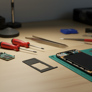 Tiroir SIM noir pour Alcatel 1SE 5030D, pièce de rechange électronique - Product Image 2