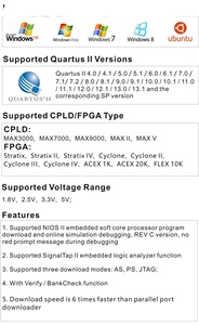 Câble de téléchargement de programme USB JTAG ALINX compatible avec l'outil de programmation et de débogage AMD Xilinx FPGA - Product Image 2