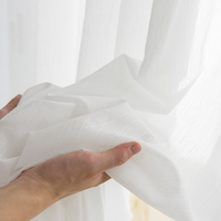 Innermor Moderne Voile Tulle coton Lin Sheer rideau Fenêtre Rideaux Pour Salon