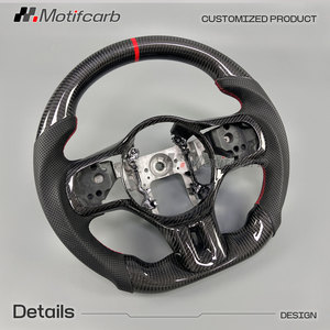 พวงมาลัยสปอร์ตคาร์บอนไฟเบอร์ออกแบบเองได้สำหรับมิตซูบิชิแลนเซอร์วิวัฒนาการ10th EVO X GSR MR FQ-400 Final Edition 2008-2016 - Product Image 3