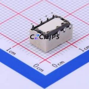 G6K-2F-Y-TR DC5 Signal Relay SMD,6.5x10mm Relay 5V 2 Changeover: 2C (DPDT-Changeover)::: 125V-AC/60V-DC Silver + Gold Plated - Product Image 2