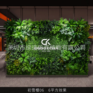 Muro de Plantas Artificiales Greenway de 6 Metros Cuadrados, Decoración Interior, Muro Verde para Entrada de Bodas - Product Image 1
