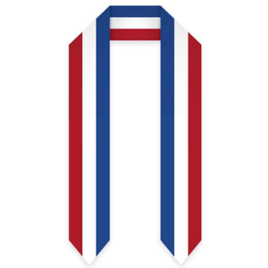 Étole de remise de diplôme nationale de Curaçao 2026 pour étudiants en échange universitaire, unisexe adulte, assortie à la bannière de remise de diplôme, 72 pouces de long - Product Image 3