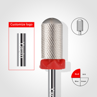 Professionnel Grand Baril Lisse Rond Top Sécurité 2XC 3XC 4XC 5XC Lime Électrique Foret À Ongles Carbure De Tungstène