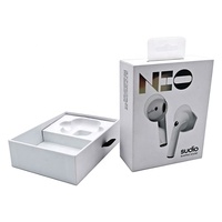 Boîte d'écouteurs blanche de luxe personnalisée de l'usine d'écouteurs A6s, emballage de produit électronique avec logo personnalisé
