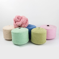 Hank fil de touffetage écheveau fil de fourrure doux fourrure de vison demi fil de cils touffeté pour chaussettes en tricot pyjamas d'hiver