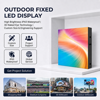 Letrero Digital para Exteriores P2.5 IP65 Resistente a la Intemperie de 960x960 mm para Publicidad en Carreteras y Centros de Transporte