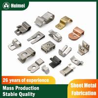 Fixations métalliques personnalisables de formes variées, plaquées cuivre et zinc, pièces de fabrication de tôlerie, clips industriels