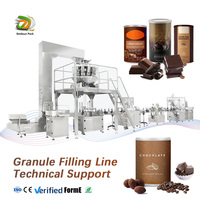 Ligne d'emballage alimentaire automatique personnalisée CE Machine de remplissage de bouteilles en pot de chocolat Fudge café en grains