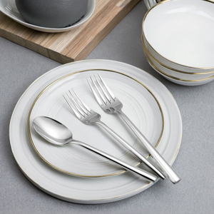 Vegetarian Restaurant Special <strong>Tableware</strong>, Pure and Simple430stainless Steel <strong>Tableware</strong> - Product Image 2