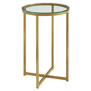 Factory wholesale tempered <b>glass</b> <b>side</b> <b>tables</b>, sofa <b>side</b> cabinets, small round <b>tables</b>, living room bedside <b>tables</b>, simple and - Product Image 1