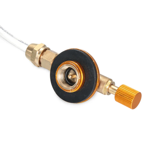 <span class=keywords><strong>Adaptateur</strong></span> de recharge de <span class=keywords><strong>propane</strong></span> pour réchaud de camping OEM – Raccord durable en métal pour brûleur à tube et réservoir cylindrique plat - Product Image 5