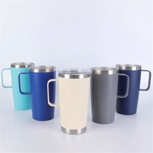Mug à café en acier inoxydable 304 de qualité alimentaire 20 oz, résistant au lave-vaisselle, tasse à café en métal, mugs de voyage, coffrets cadeaux de fêtes ASM26 - Product Image 2