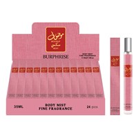 BURPHRISE 35ml Parfum fin pour femme, vaporisateur floral boisé, brume corporelle longue durée, écologique, personnalisable, format voyage
