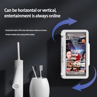 Accessoires de douche de style mignon rotatif à 360 degrés Support de téléphone étanche flexible pour salle de bain