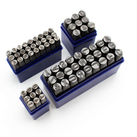 Poinçons métalliques en lettres capitales de 8 mm, lettres de marquage métallique personnalisées