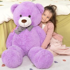 Unisex lavanta oyuncak ayı büyük ekstra büyük leylak ayı yumuşak kız arkadaşı eşi - Product Image 5