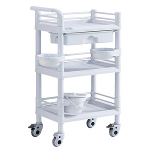Factory direct sales of medical <b>trolleys</b>, medical instrument racks, mobile handcarts, and beauty <b>tool</b> carts; customizable. - Product Image 1