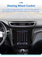 CARUPEZ Radio de Auto con Pantalla Táctil LCD IPS de 9.7 Pulgadas, Android Auto, Transmisor FM, GPS, CarPlay, Cámara de Reversa para Qashqai J11/X-Trail T32 2013-2017