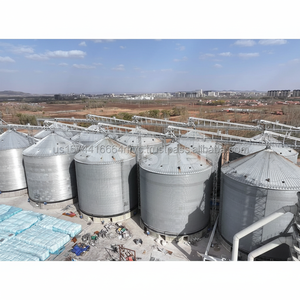 Silos à céréales SolisFer de 7000 tonnes métriques, silos en acier avec une durée de vie de 25 à 45 ans et certification ISO, prix - Product Image 1