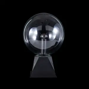 8" Indoor Lighting Craft Static Sphere Creative Plasma Light Base Color Magic Glass Plasma Ball Lamp