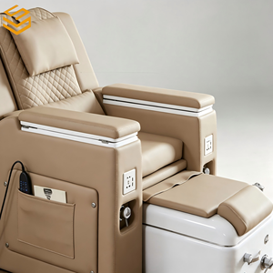 High End Commercial Foot Reflexology Therapy Reclining <b>Chair</b> for Luxury SPA <b>Club</b> and Nail Care Salons - Product Image 4