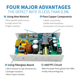 OEM/ODM 88-264V đầu vào 350W CCTV PFC chuyển mạch cung cấp điện AC-DC 24V 36V 48V 52V Điện áp đầu ra 6.7A 7.3a 9.7a 14.5a hiện tại - Product Image 3