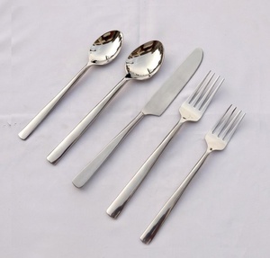 Juego de cubiertos Royal Sustainable de acero inoxidable con elegante mango plano y brillante, juego de cubiertos elegante - Product Image 6