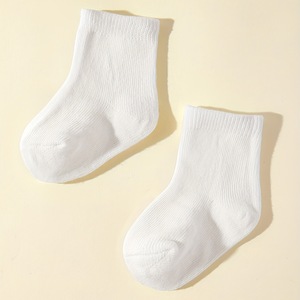 Paquete de 5 Pares de <span class=keywords><strong>Calcetines</strong></span> de Tobillo para Bebé de Colores, <span class=keywords><strong>Calcetines</strong></span> de Algodón Sólidos Personalizados para Niños, <span class=keywords><strong>Calcetines</strong></span> Blancos para Bebé - Product Image 5