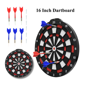 Juego de Dardos de Plástico de 16 Pulgadas, No Tóxico, <span class=keywords><strong>para</strong></span> Deportes en Interiores, <span class=keywords><strong>para</strong></span> Niños, Juego de Oficina, Tablero de Dardos con Punta Suave y Segura - Product Image 2