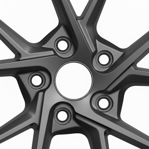 Ruedas de Alto Rendimiento en Gris Metálico con Diseño en Y - Monobloque Forjado Ultraligero para Autos Deportivos - Product Image 3