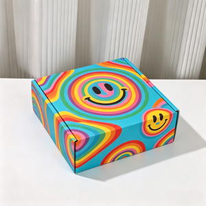 Caja de Envío Corrugada al por Mayor de Fábrica, Caja de Cartón Kraft Plegable Blanca con Logotipo Impreso Personalizado para Envíos - Product Image 2