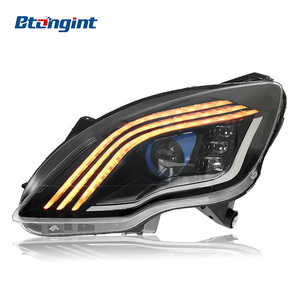 10-17メルセデスベンツRクラスW251ヘッドライトアセンブリ修正LEDレンズ昼間ランニングライトに適しています - Product Image 5