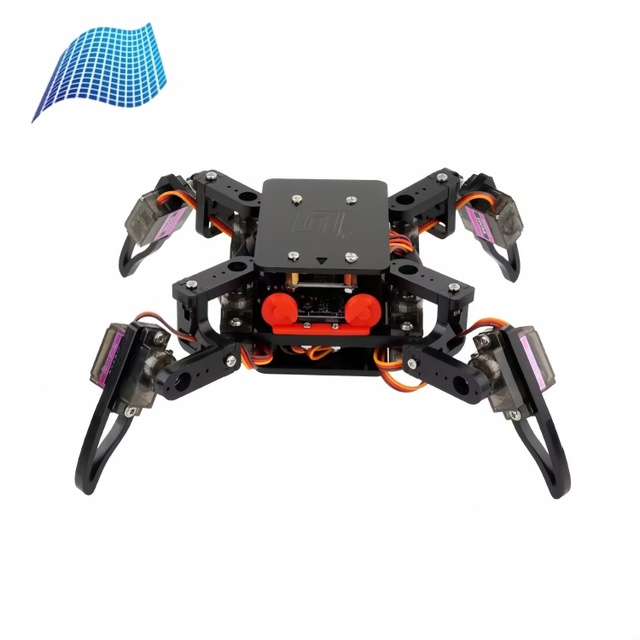 DIY Quadruped Bionic Spider Robot Kit Educational STEM Assembly Toy for Learning and Experiment Onestopelectronic Screw Assembly