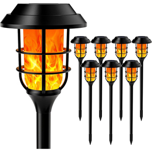 High Quality Solar Outdoor Garden <b>Light</b> 3-in-1 36 <b>LED</b> Torches Solar Flame IP44 Rating 8-10 Hours Runtime <b>Light</b> <b>Sensor</b> Control - Product Image 1